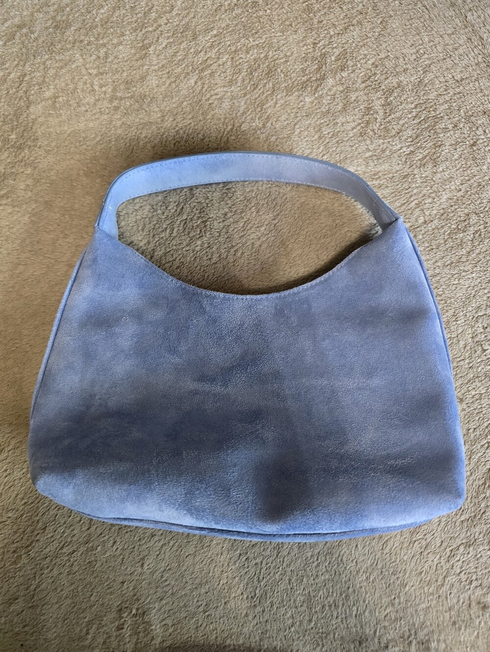 Old Navy Small Blue Faux Suede Handbag